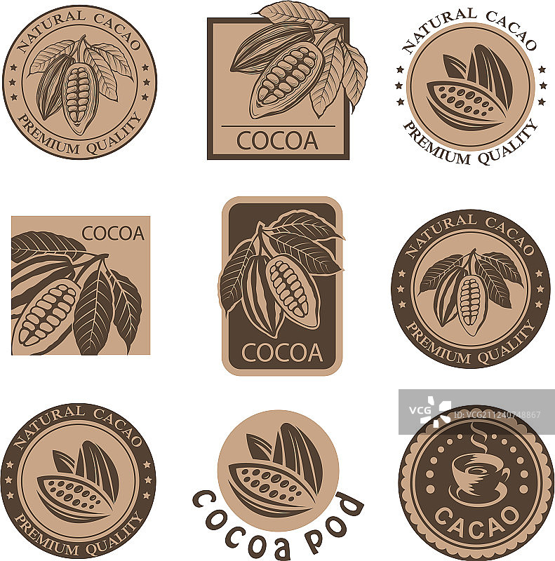 可可标签合集图片素材