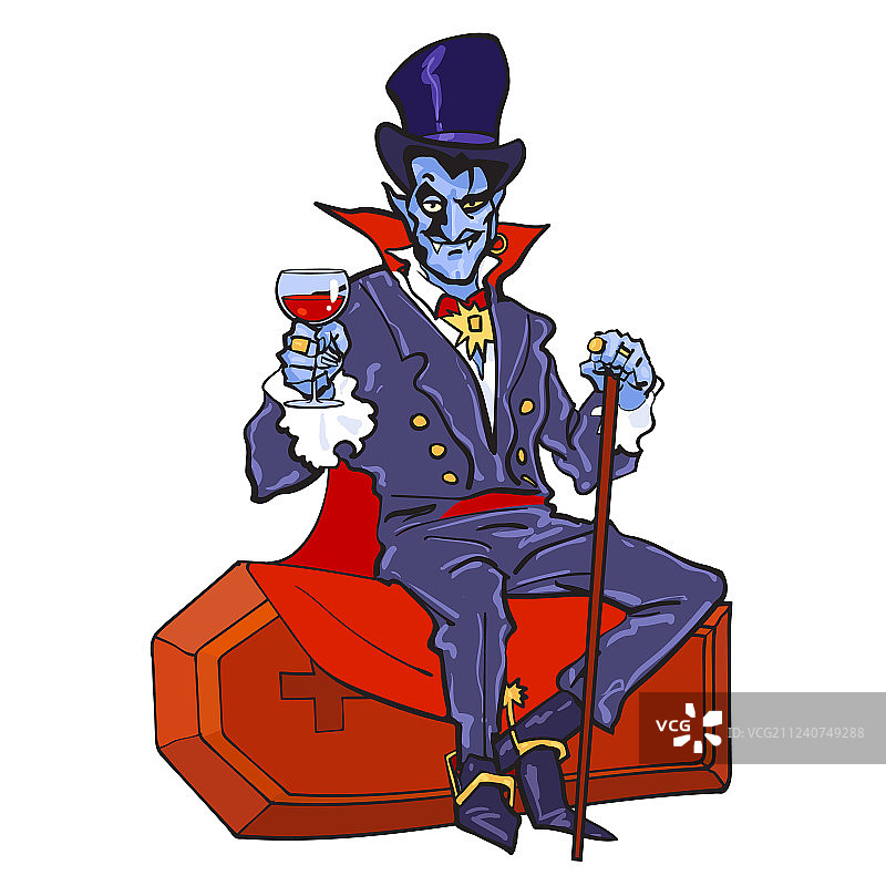 德古拉伯爵图片素材