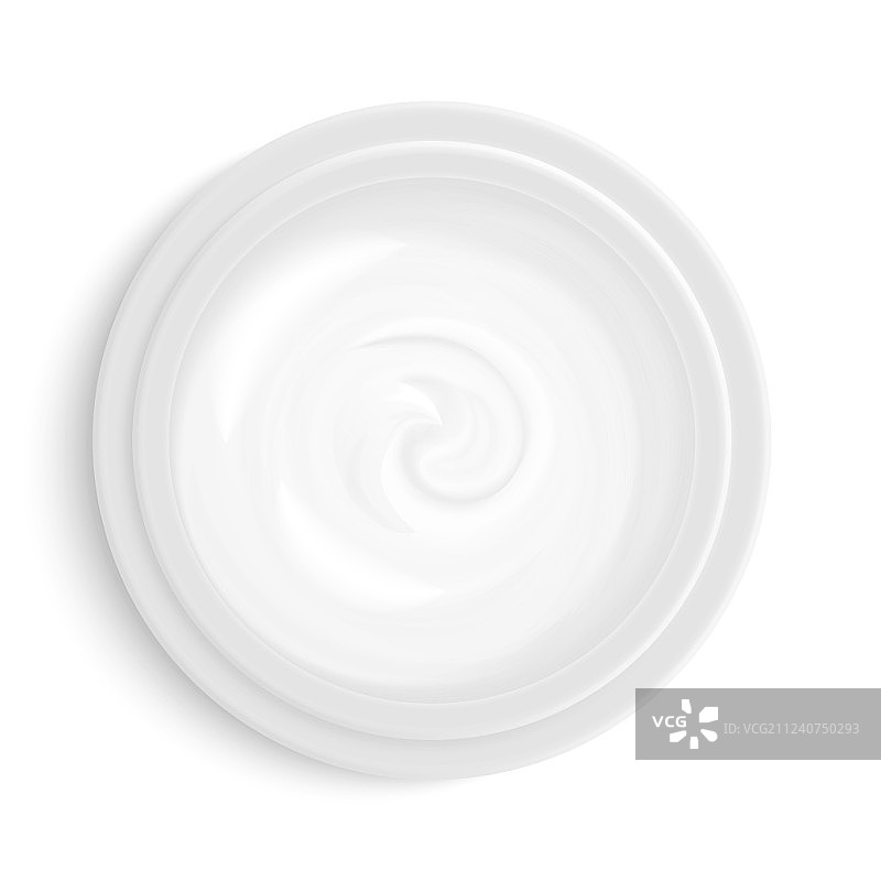 白色化妆品面霜包装容器图片素材