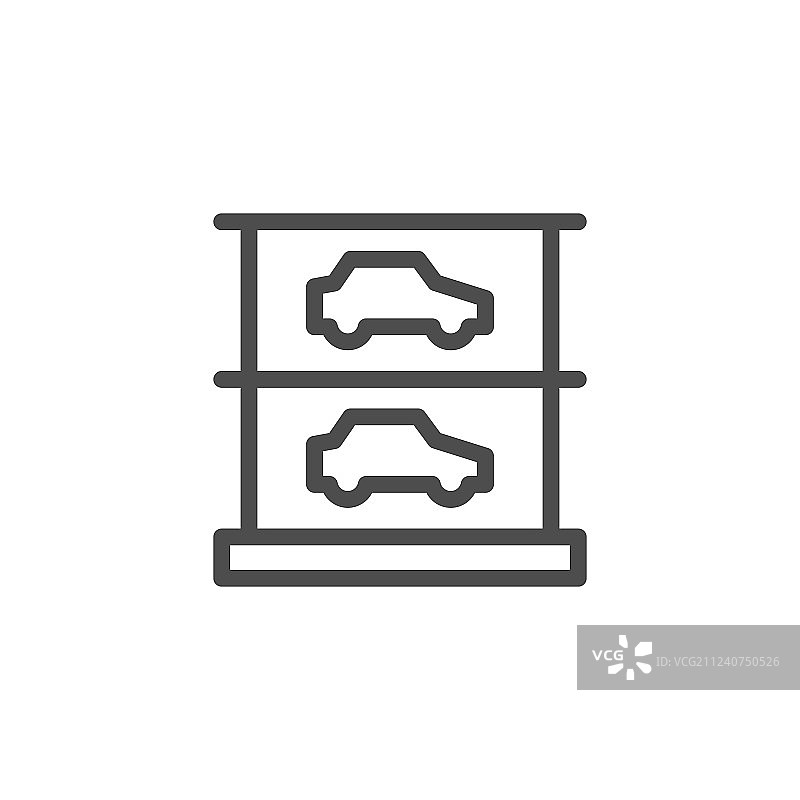 多层停车场图标图片素材