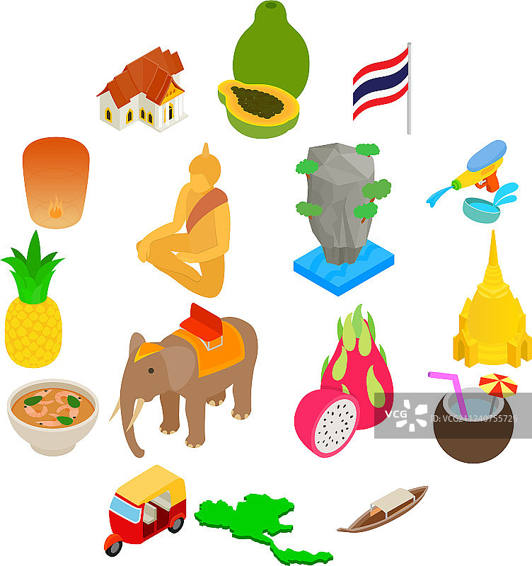 风暴中的泰国图片素材