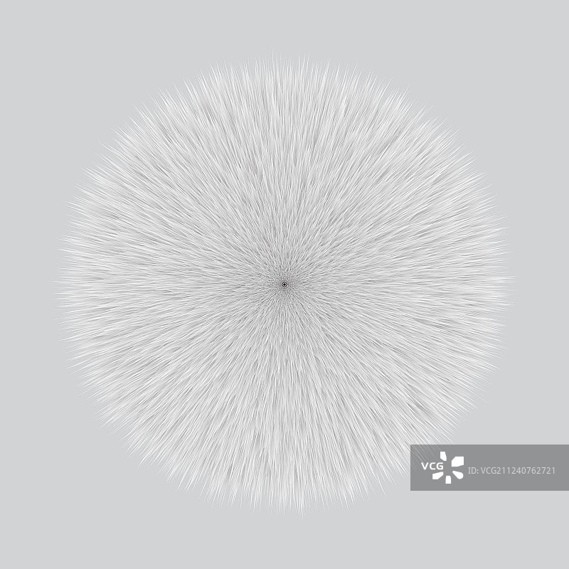 灰色蓬松毛球图片素材