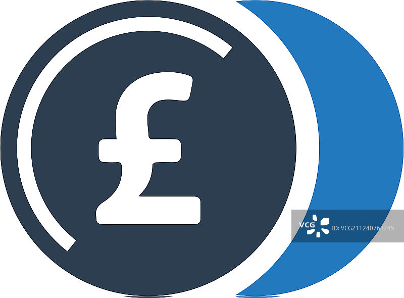 英镑硬币图标图片素材