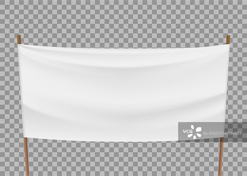 白色banner空白模板图片素材