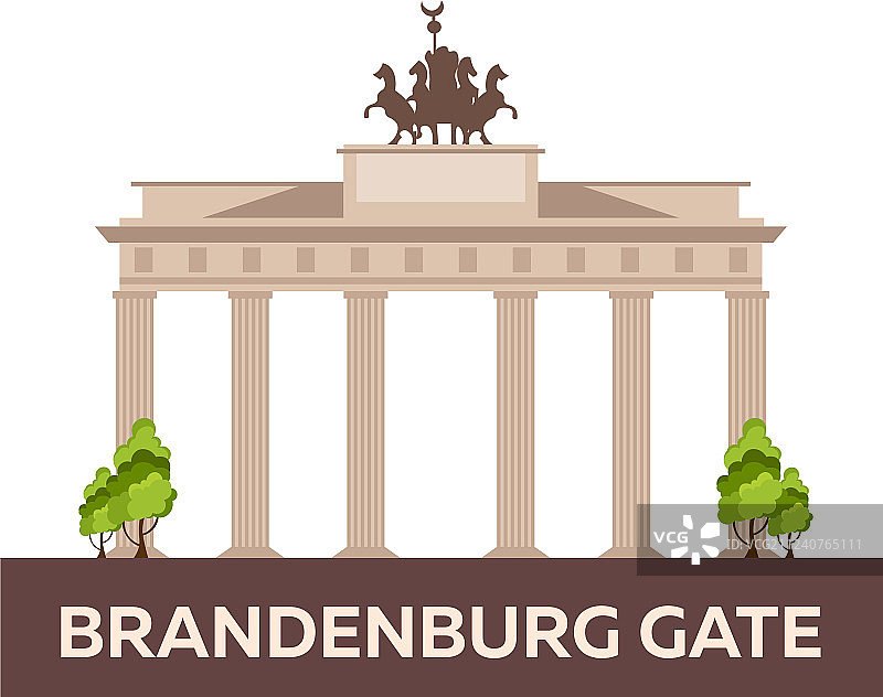 德国勃兰登堡门旅游图片素材