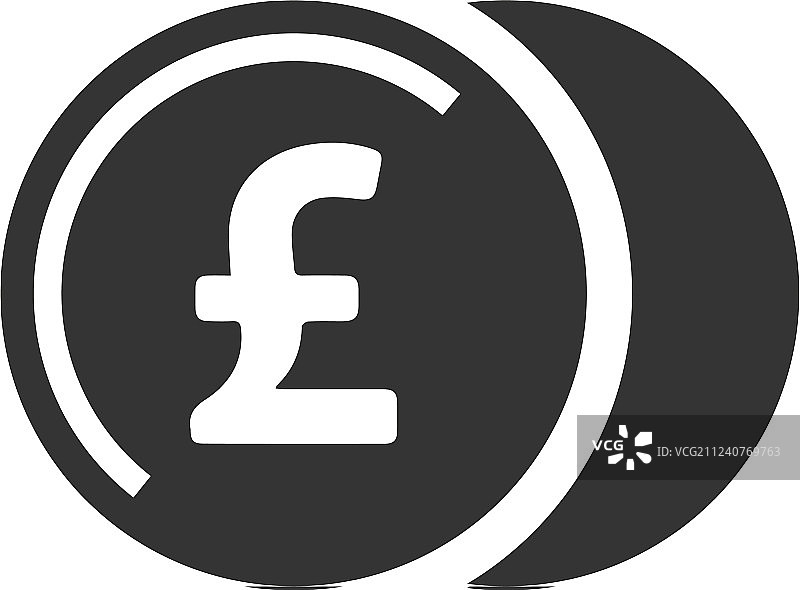 英镑硬币图标图片素材