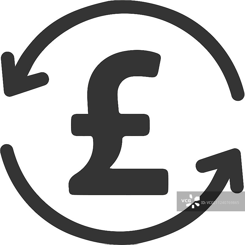 英镑交易图标图片素材