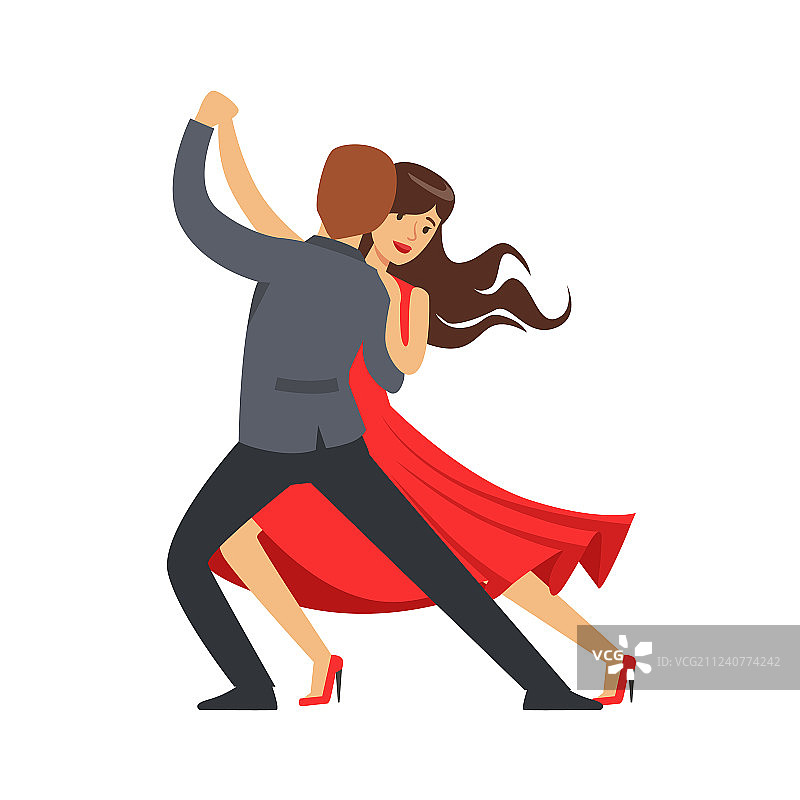 专业舞蹈情侣跳拉丁舞图片素材