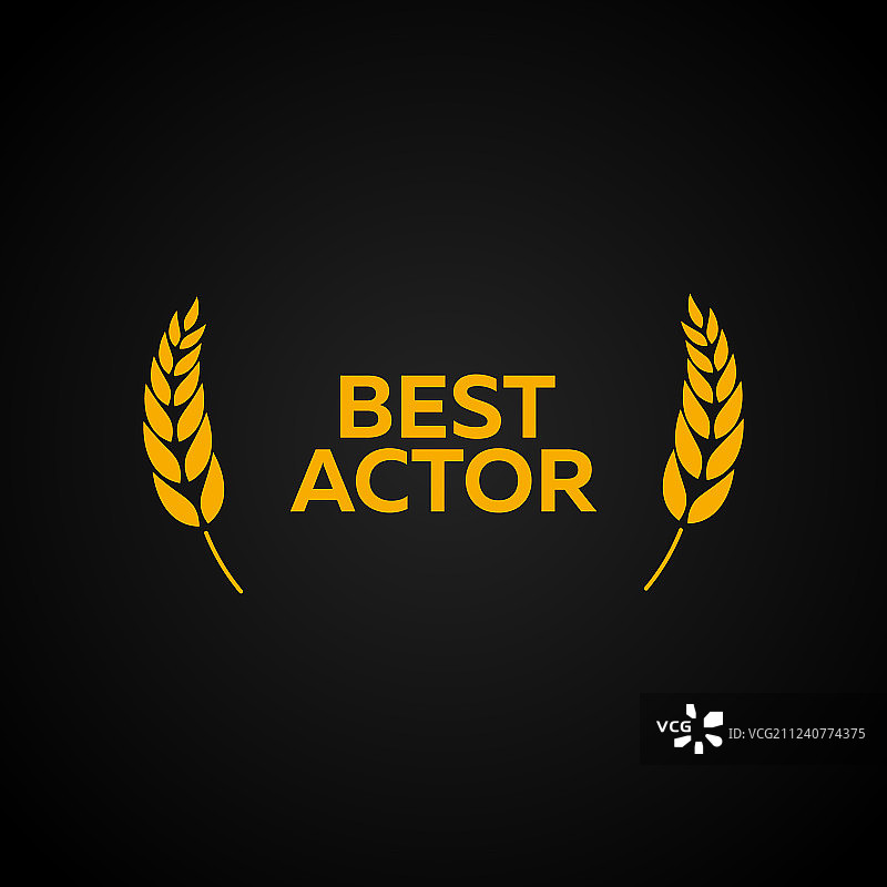 最佳男演员电影奖获奖图片素材