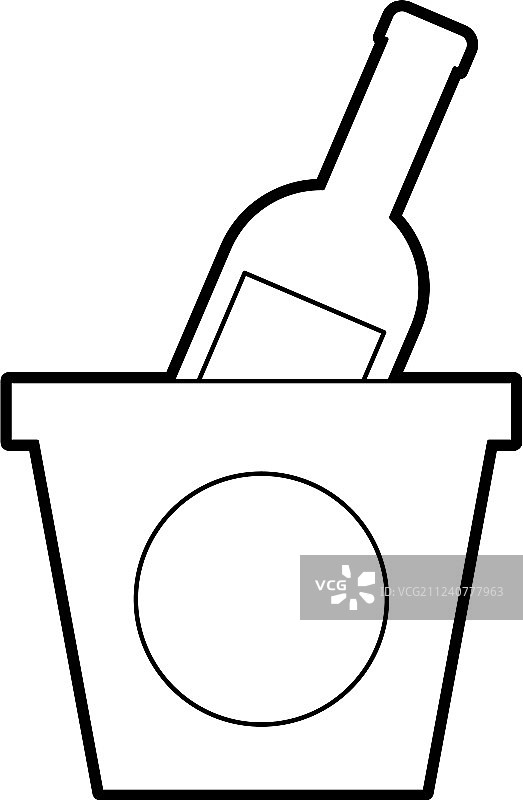 冰桶香槟酒瓶饮品派对图片素材