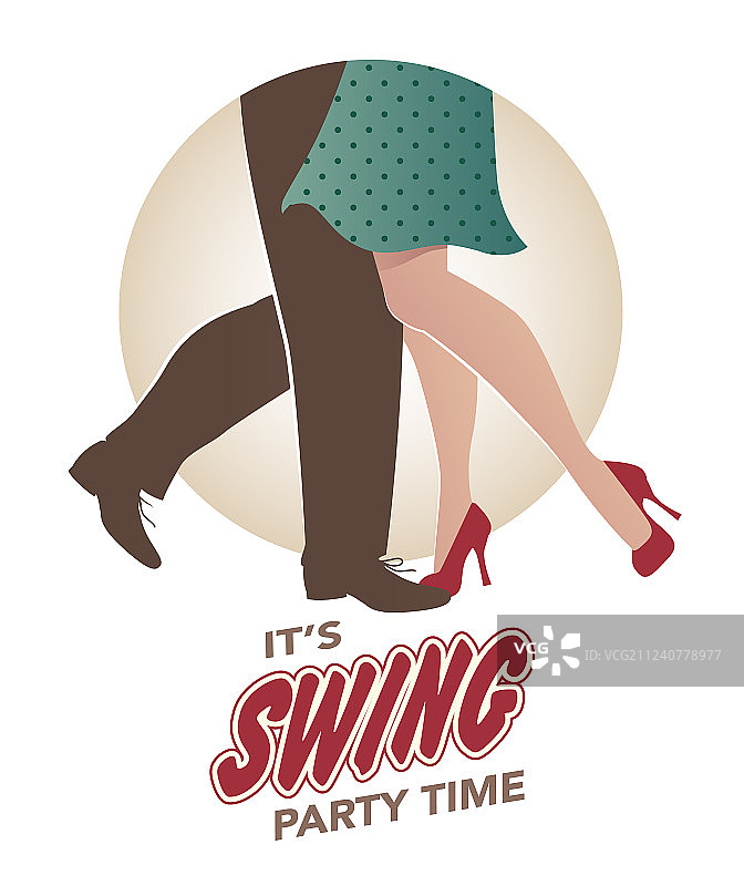 摇摆派对：男女腿部图片素材