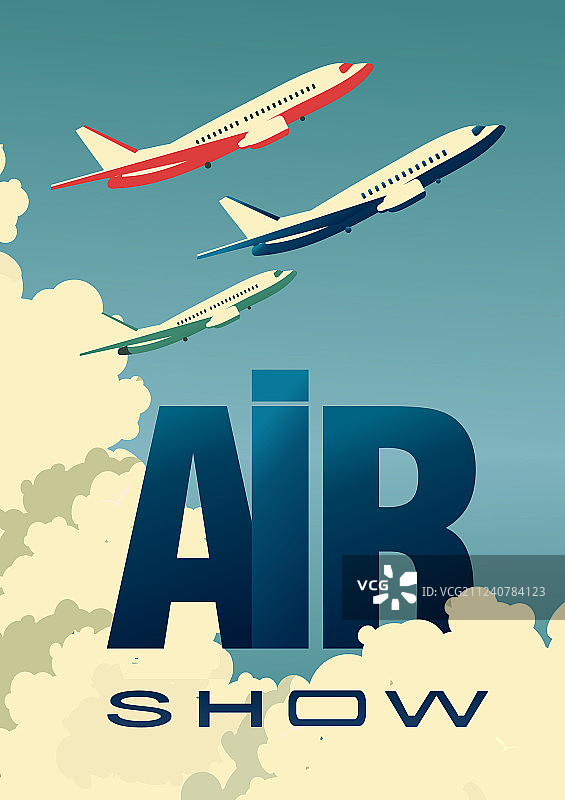 航展海报飞机图片素材
