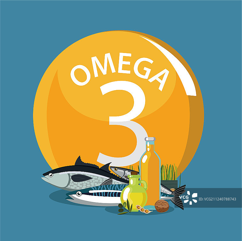 Omega 3图片素材
