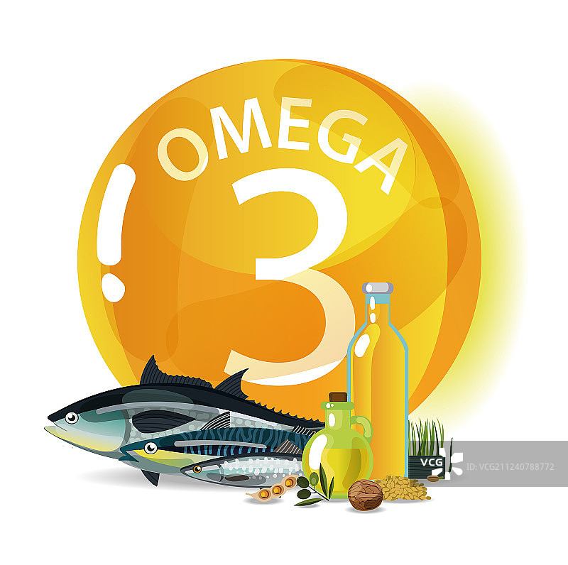Omega 3图片素材