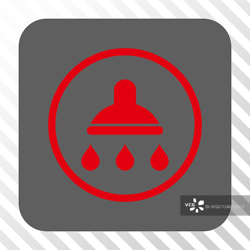 淋浴圆角方形按钮图片素材