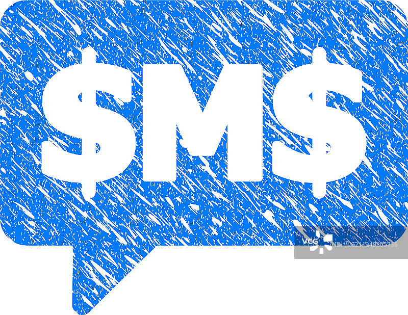 短信气泡Grunge图标图片素材