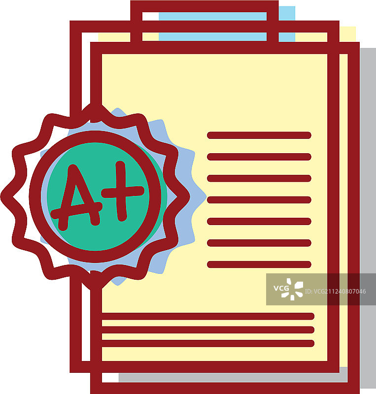 带有加号结果的学校报告教育图片素材