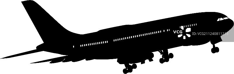 飞机轮廓图片素材