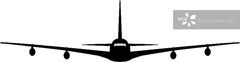 飞机轮廓图片素材