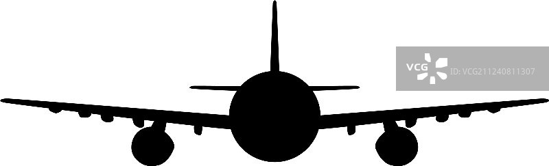 飞机轮廓图片素材