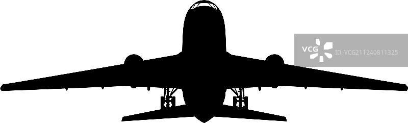 飞机轮廓图片素材