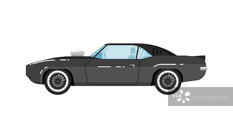 经典肌肉车图片素材