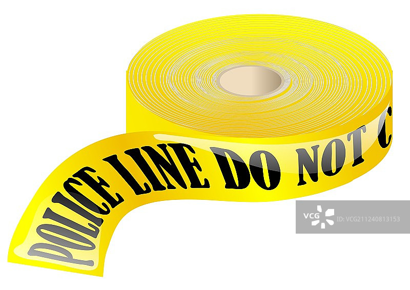 警戒线图片素材