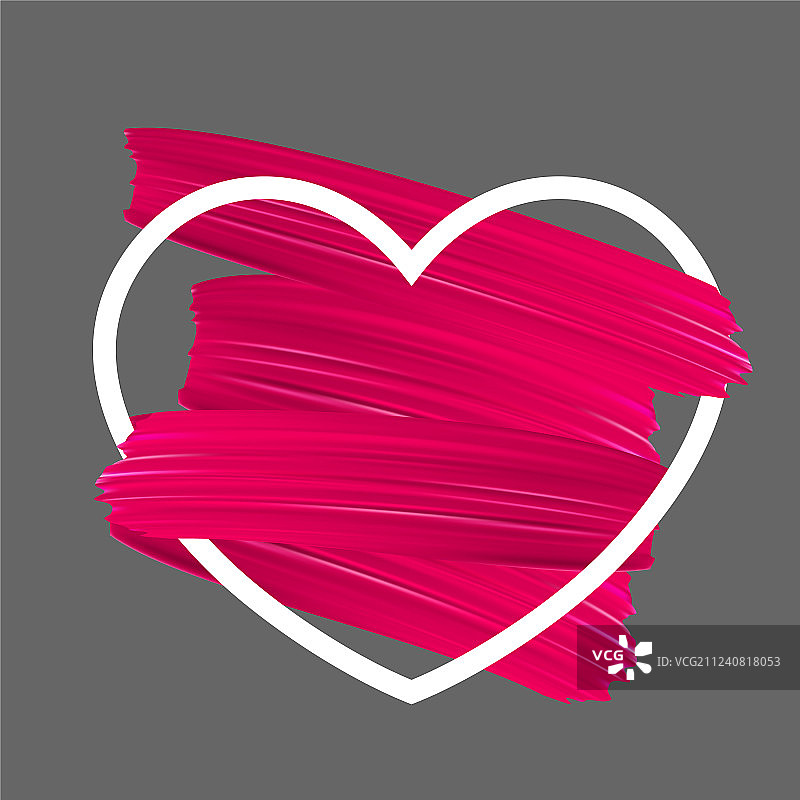 心形情人节贺卡图片素材