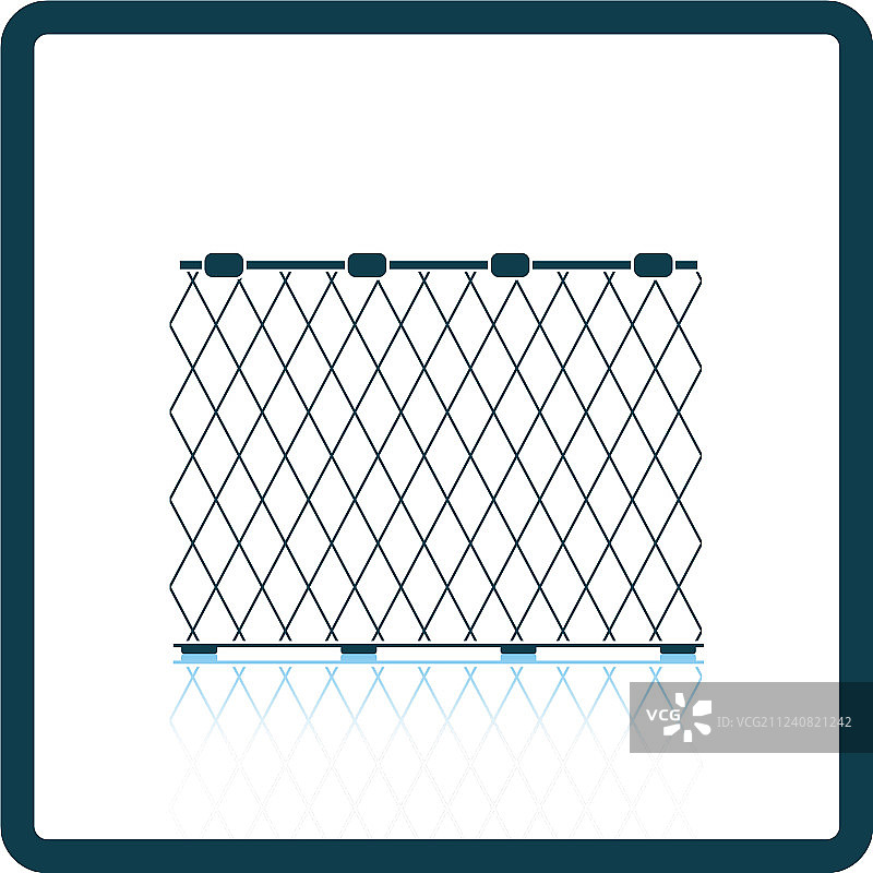 灰色背景圆形渔网图标图片素材