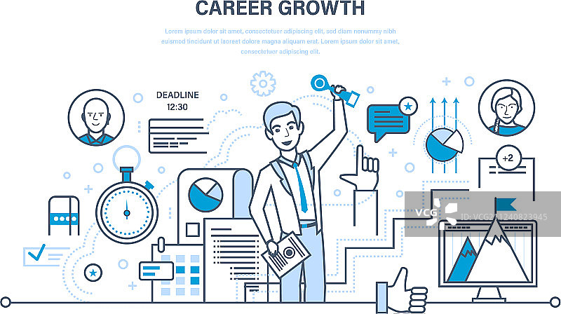 教育职业发展进步品质图片素材