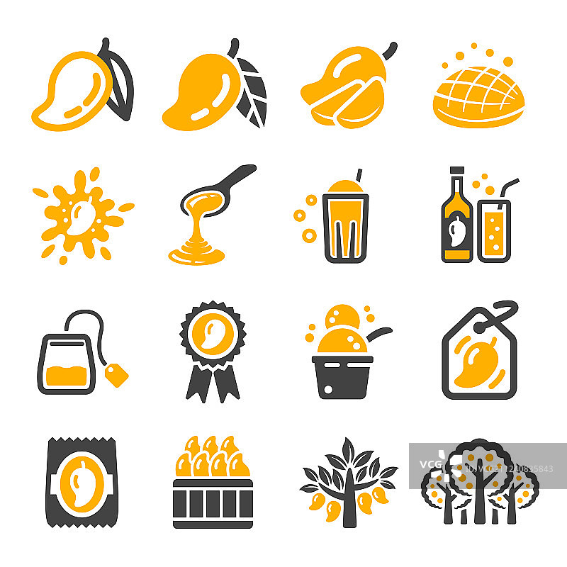 芒果图标图片素材