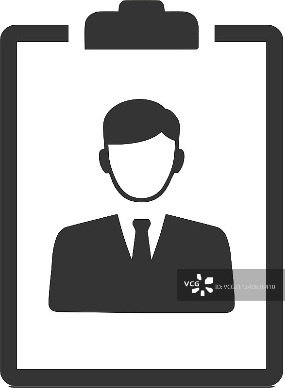 候选人简历图标图片素材