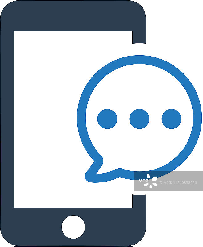 移动聊天图标图片素材