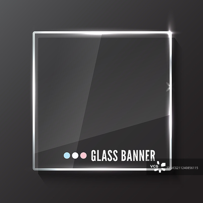 逼真玻璃板图片素材