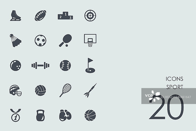 运动图标合集图片素材