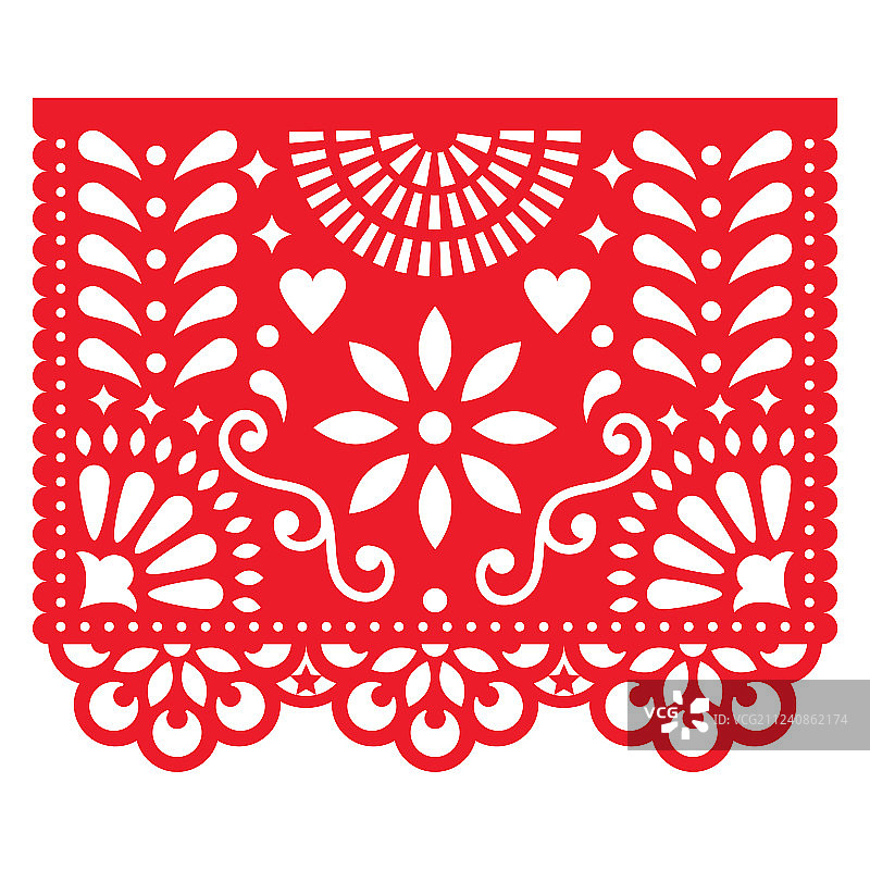 墨西哥剪纸装饰图片素材