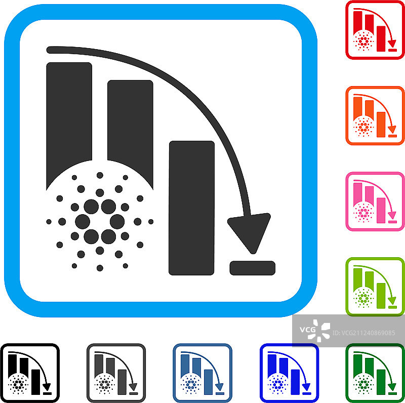 卡尔达诺失败图表框架图标图片素材