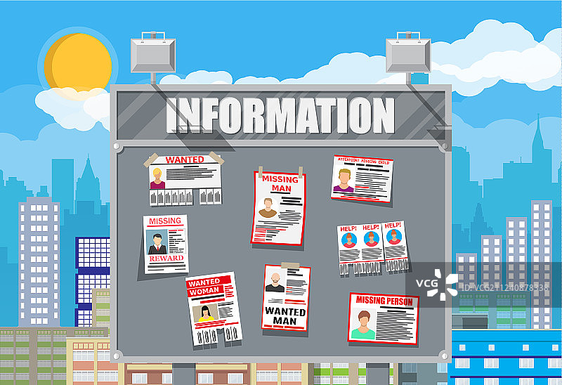 寻人启事海报图片素材