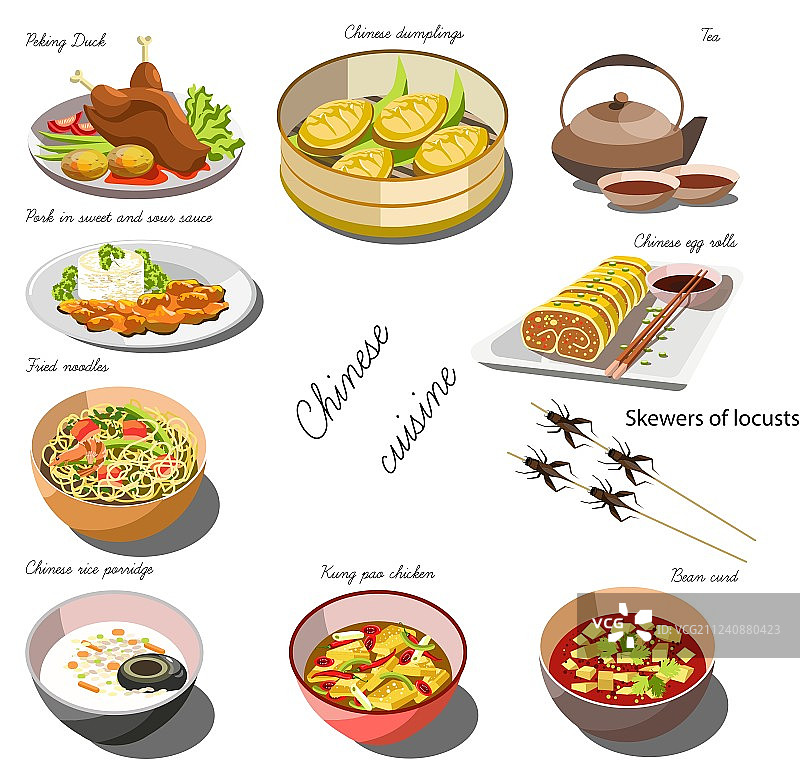 中国美食菜肴合集图片素材