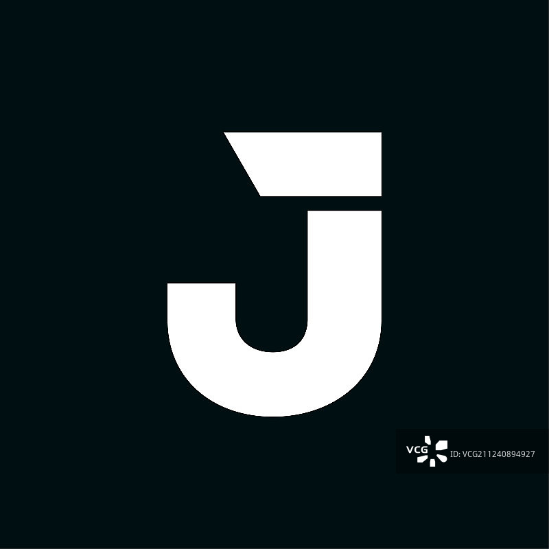 J字母翅膀logo图片素材