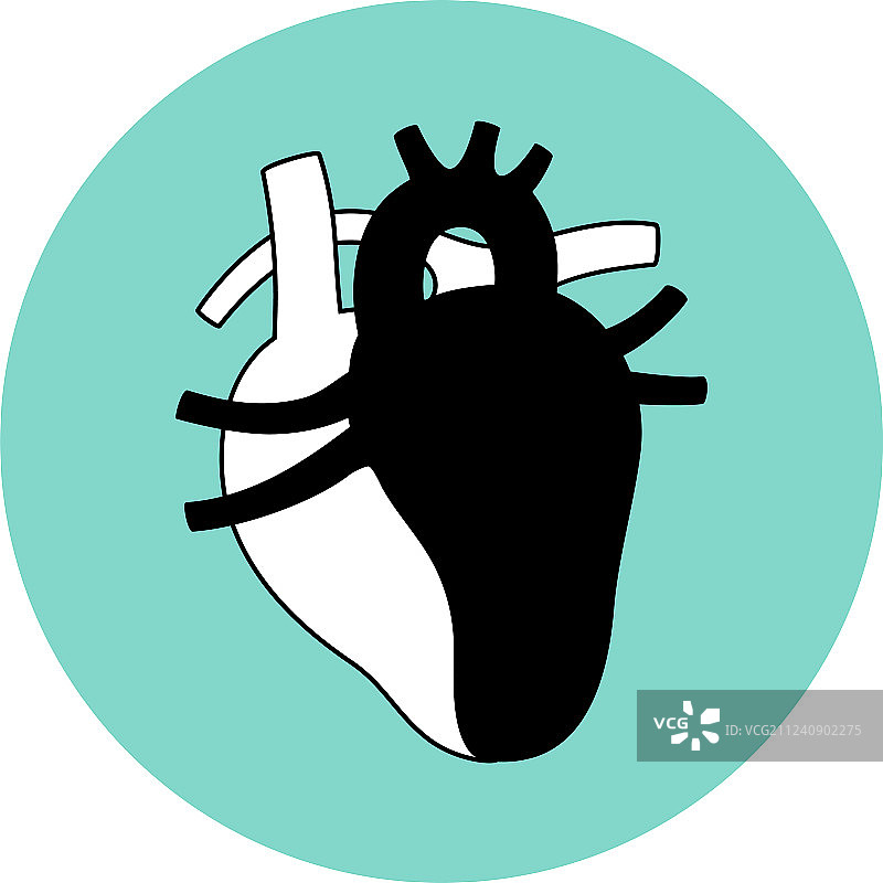 孤立的心图片素材