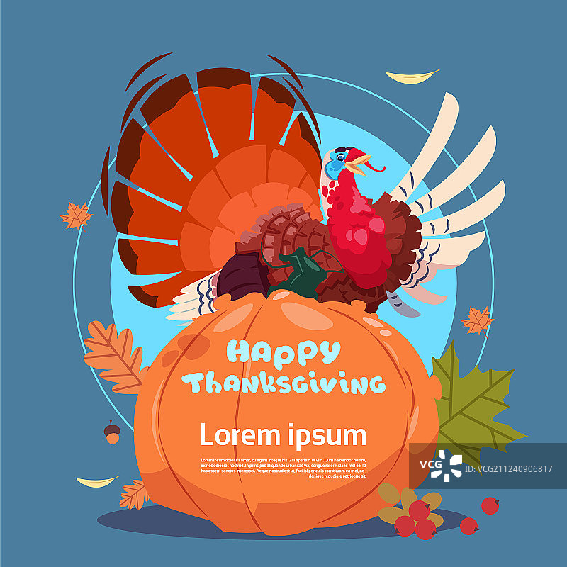 快乐感恩节秋季传统丰收图片素材