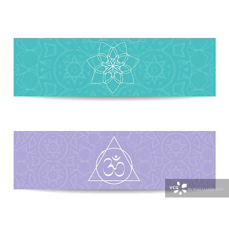 瑜伽课程与工作室模板banner图片素材