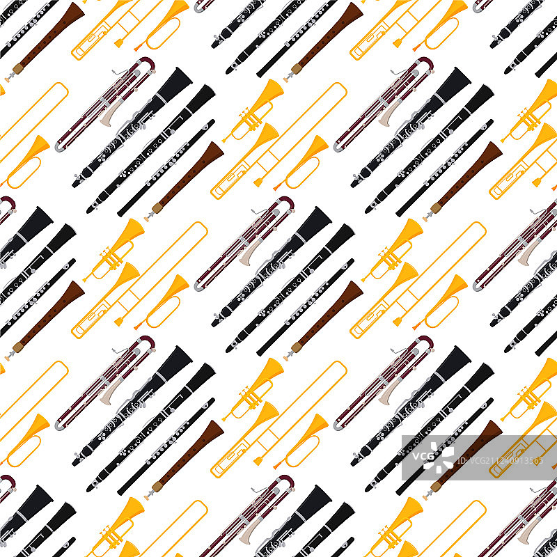 管乐器：音乐家与声音图片素材