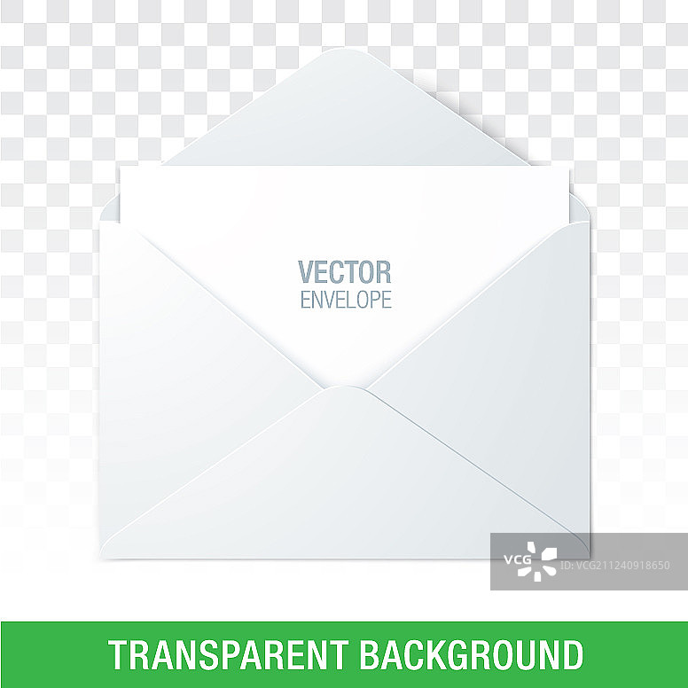 透明背景上的信封图片素材