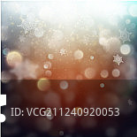 节日灯光和雪花EPS 10图片素材