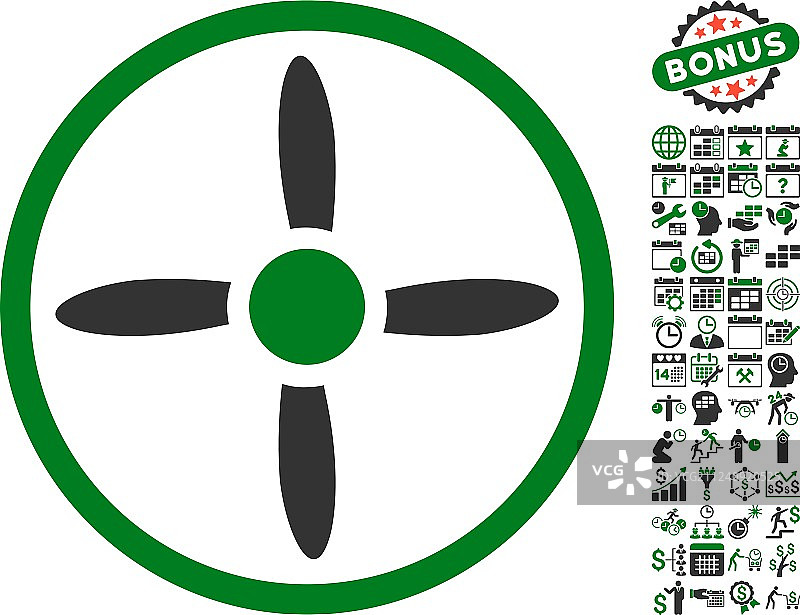 带奖励的无人机螺丝图标图片素材