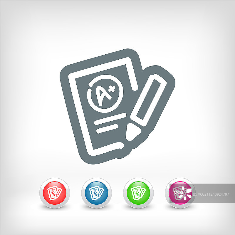 优秀评估测试图标图片素材