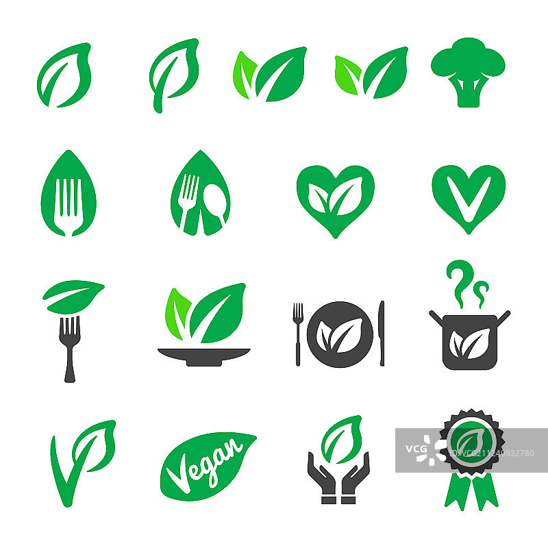 纯素图标图片素材