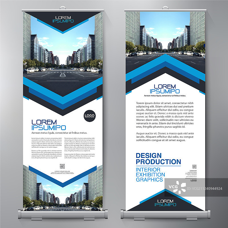 业务卷站设计横幅模板图片素材